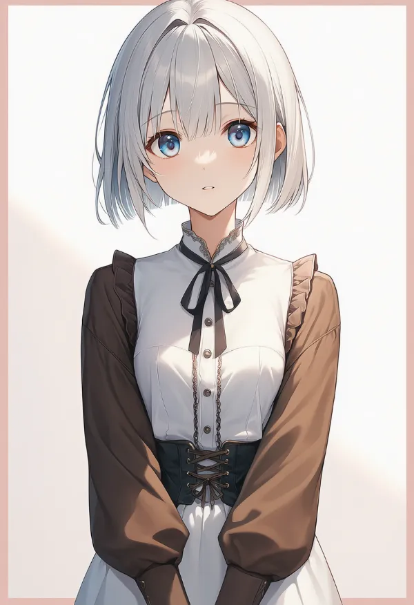 茶色の袖のプロンプト｜AIイラスト