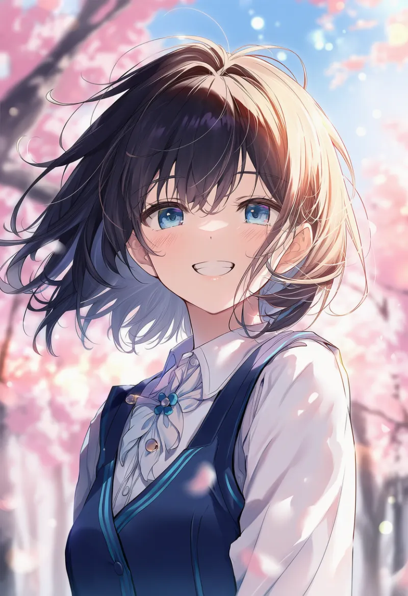 桜の背景のAIイラスト｜プロンプト：cherry blossom background