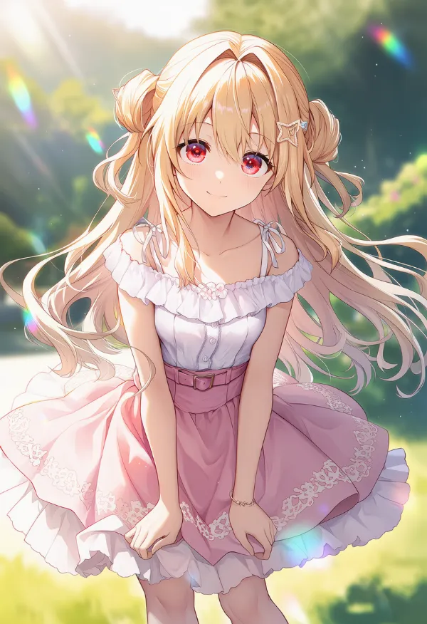 サーキュラースカートのプロンプト紹介|AIイラスト