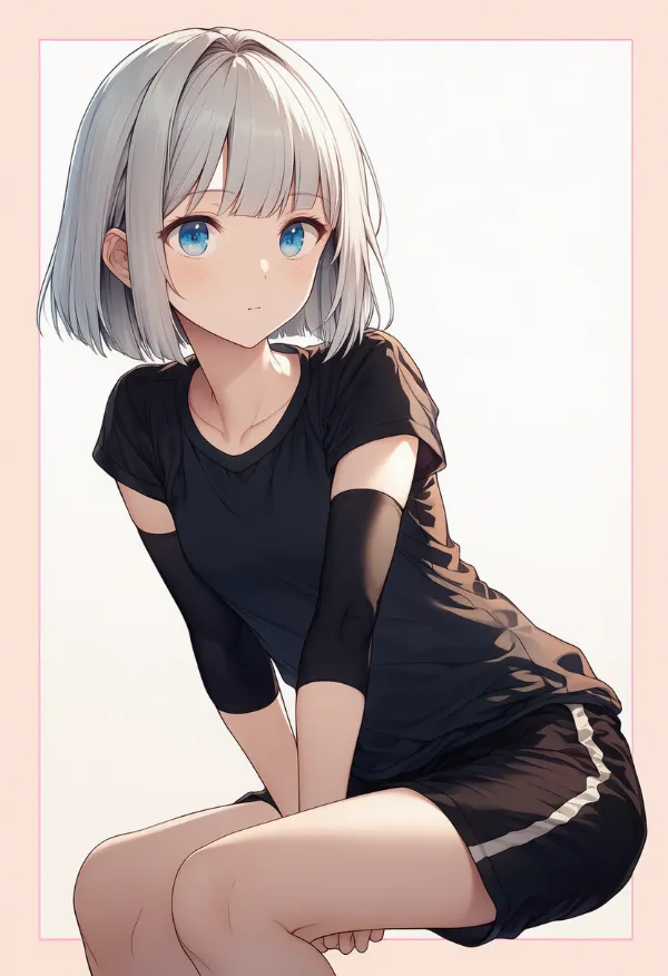 コンプレッション袖のプロンプト｜AIイラスト