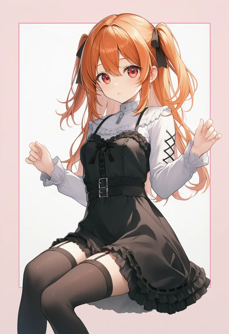 十字に紐で締めた袖のプロンプト｜AIイラスト