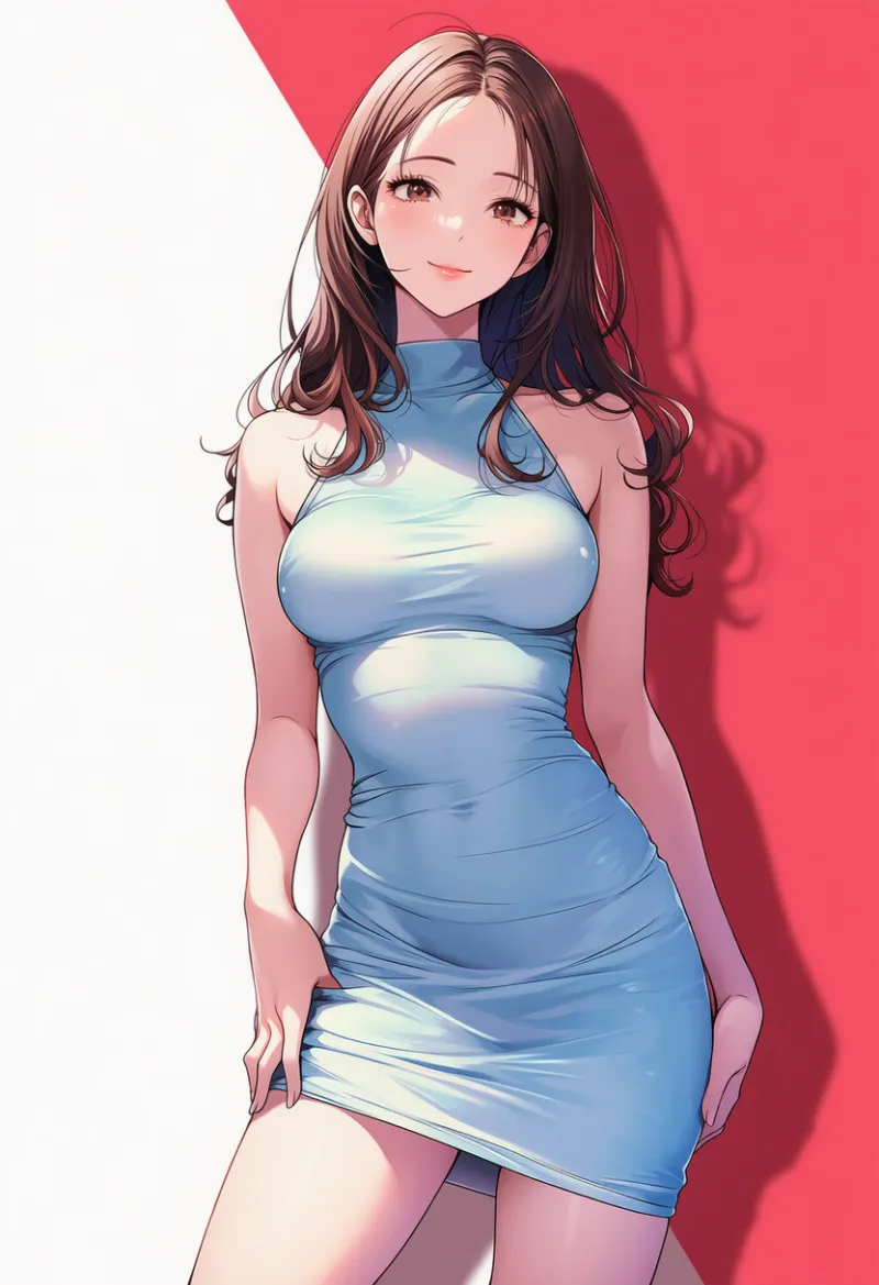 砂時計型の体型を再現したAIイラスト｜プロンプト紹介