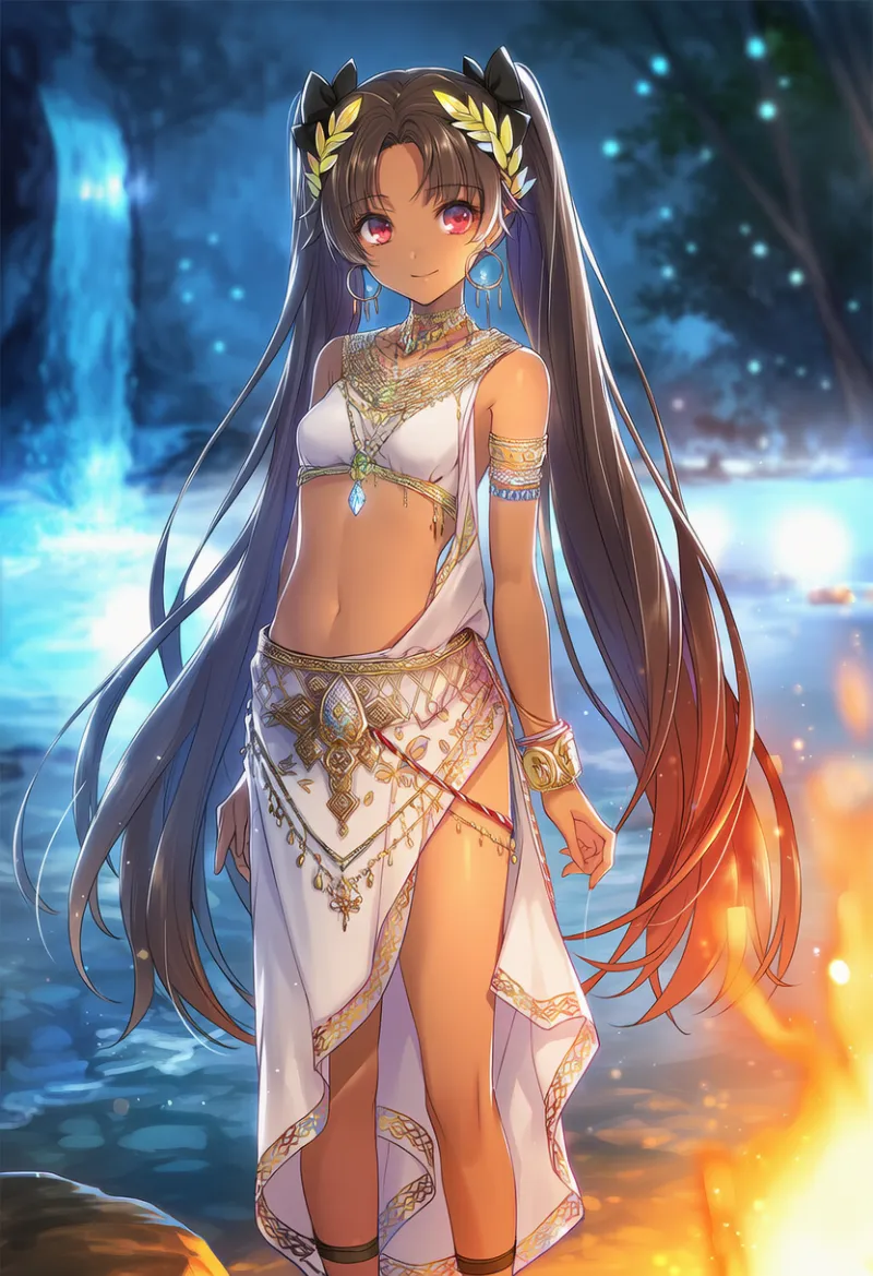 インド風の腰布のAIイラスト｜プロンプト紹介