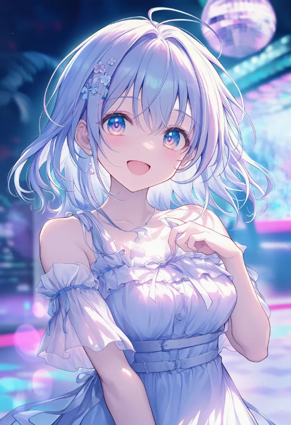 ディスコボールのAIイラスト