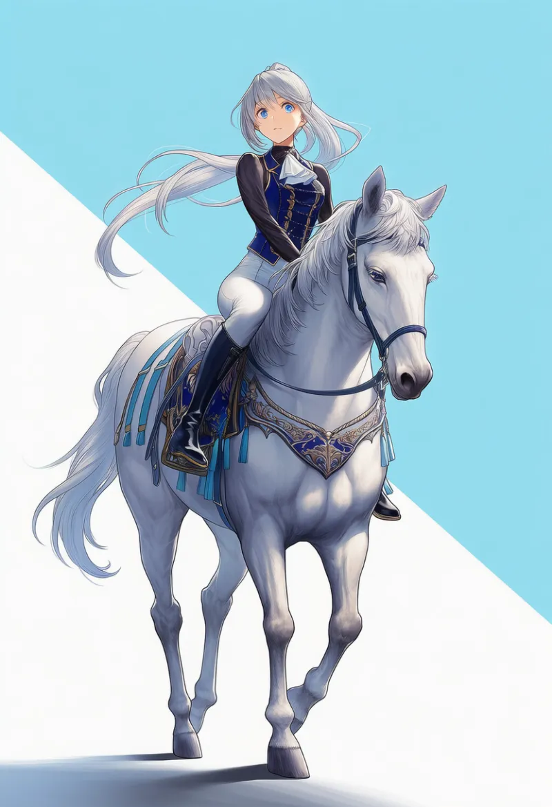 馬の鎧（装飾より）のプロンプト紹介：乗馬に関するAIイラスト