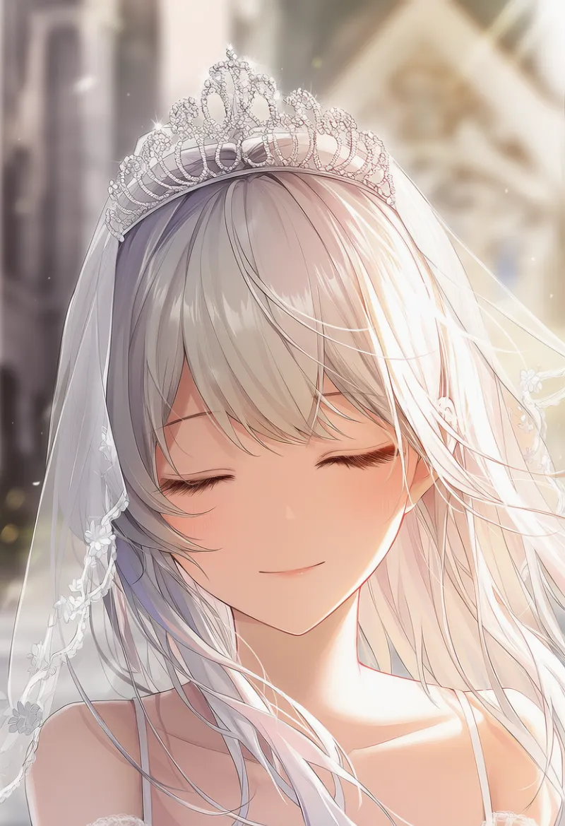 ブライダルティアラのAIイラスト｜プロンプト紹介