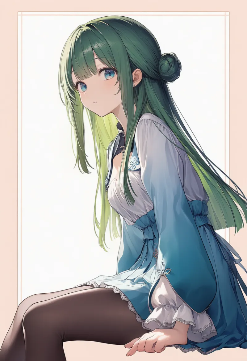 袖口が広がった袖のプロンプト｜AIイラスト