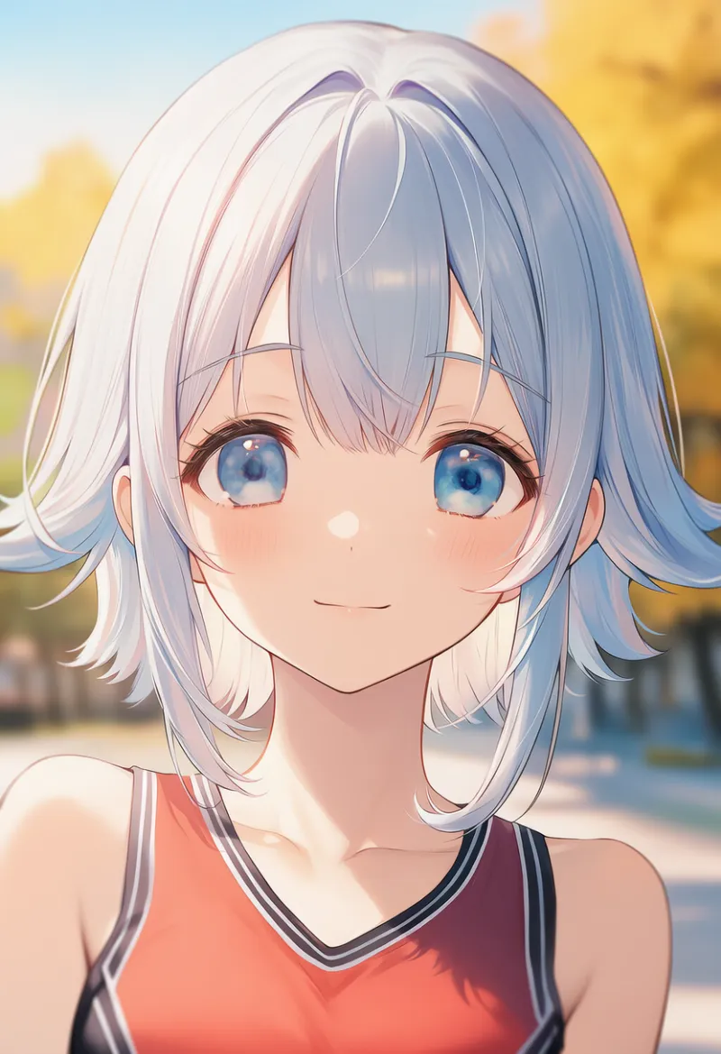 外ハネの横髪のプロンプト：flipped sidelocks｜AIイラスト