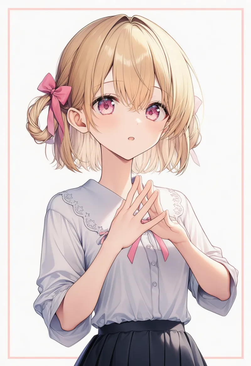 柔らかく垂れる袖のプロンプト｜AIイラスト