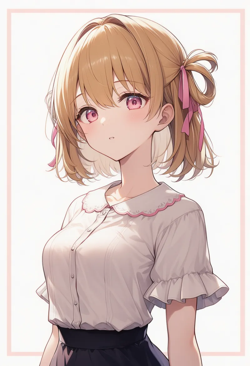 フリル袖のプロンプト｜AIイラスト