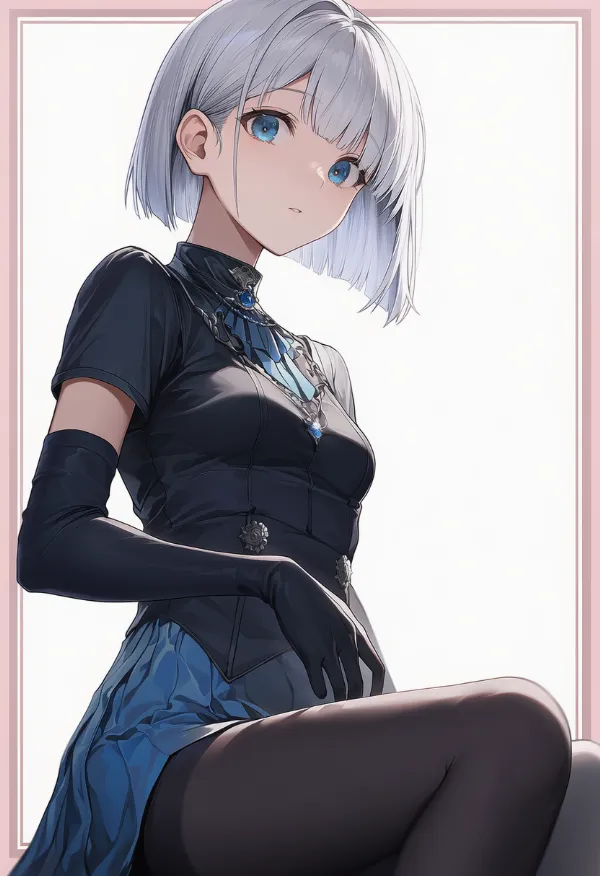 手袋型の袖のプロンプト｜AIイラスト