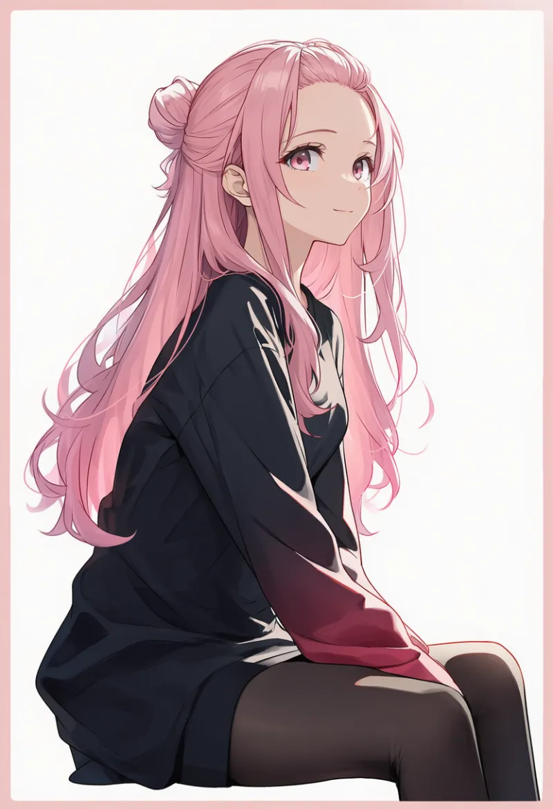 グラデーションの袖のプロンプト｜AIイラスト