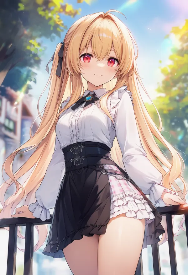 ハーフスカートのプロンプト紹介|AIイラスト