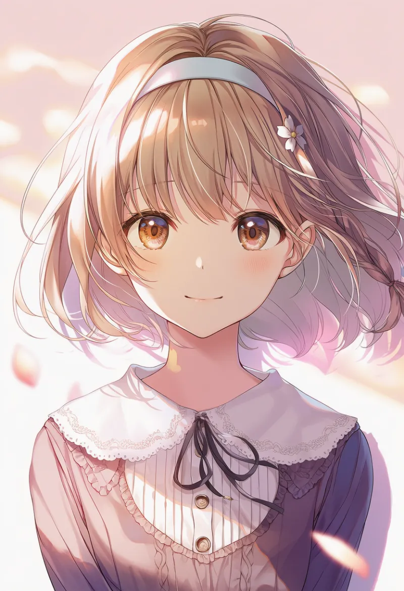 ヘッドバンド|春コーデ用のアイテムのAIイラストとプロンプト紹介