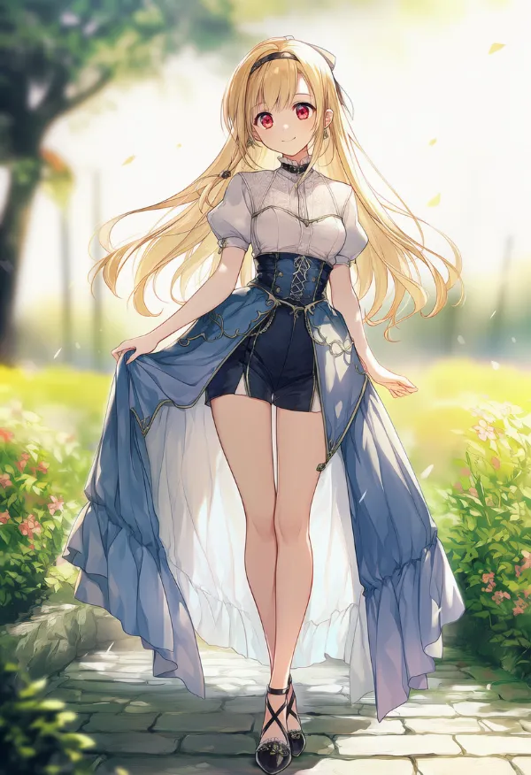 フィッシュテールスカートのプロンプト紹介|AIイラスト