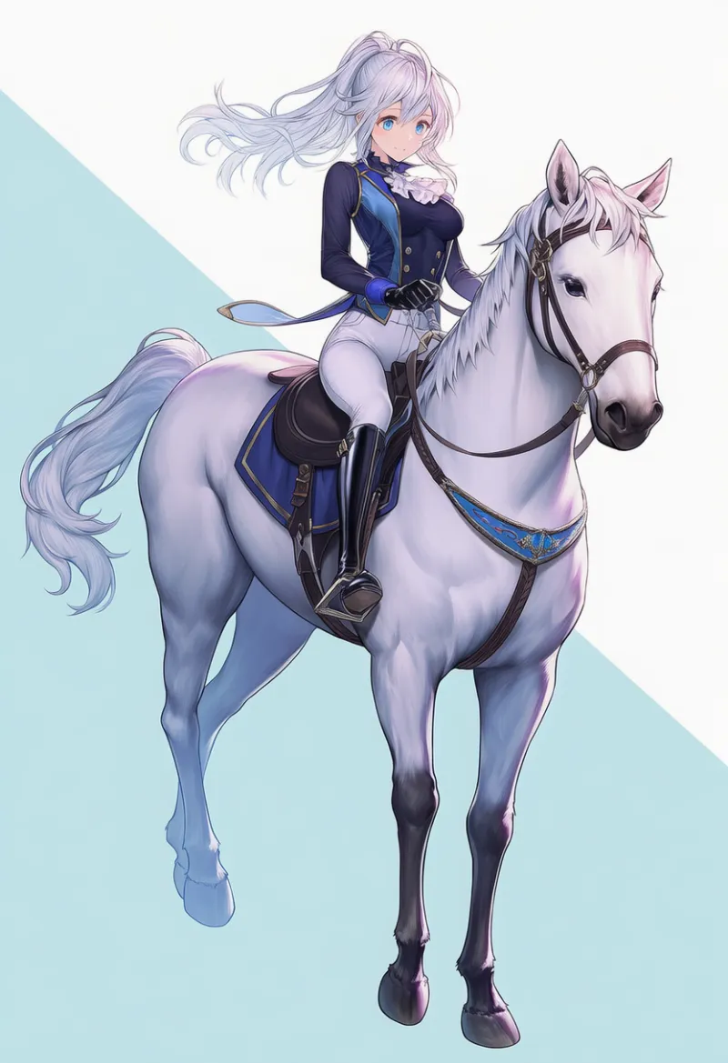 乗馬のAIイラスト