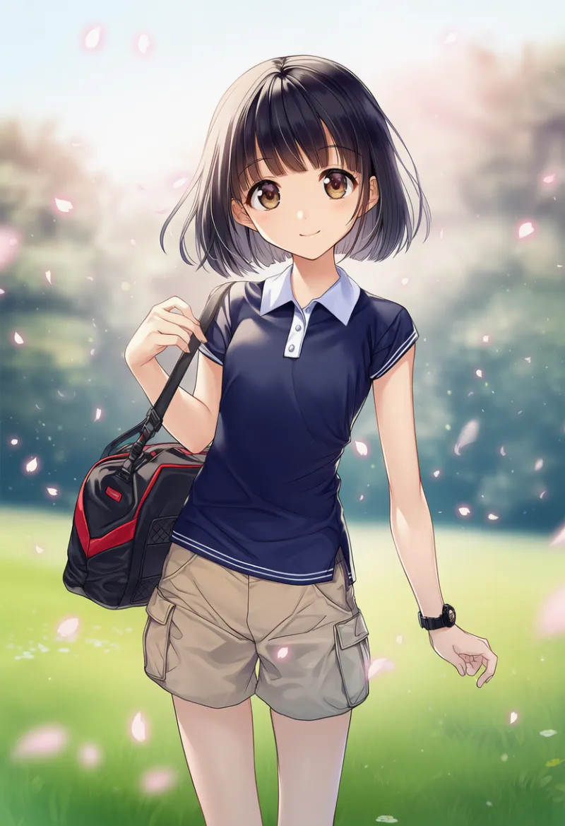 スポーティ・アクティブ系コーデのプロンプト|中学生の私服コーデの作例-4