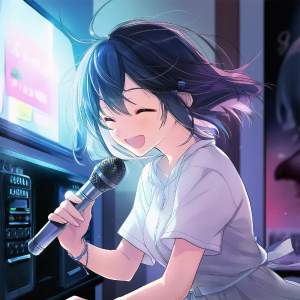 カラオケ機器本体のAIイラスト