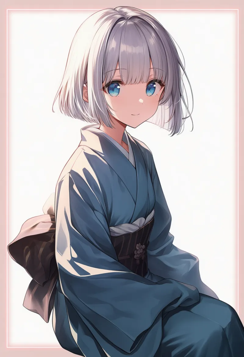 着物袖のプロンプト｜AIイラスト