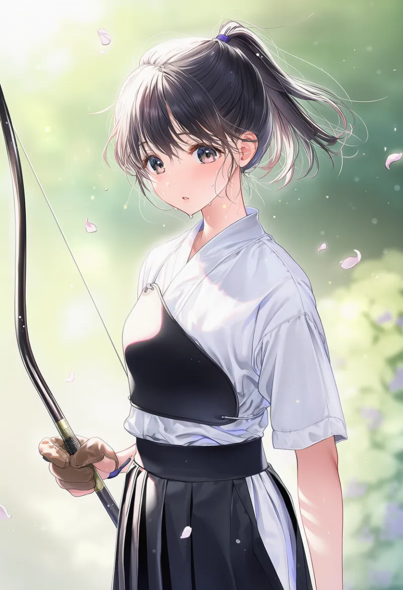 弓道全般を表すプロンプト:kyuudou|AIイラスト作例-1