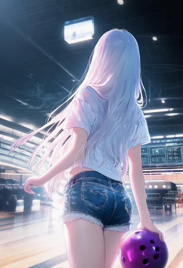 レーン、スコア画面のAIイラスト