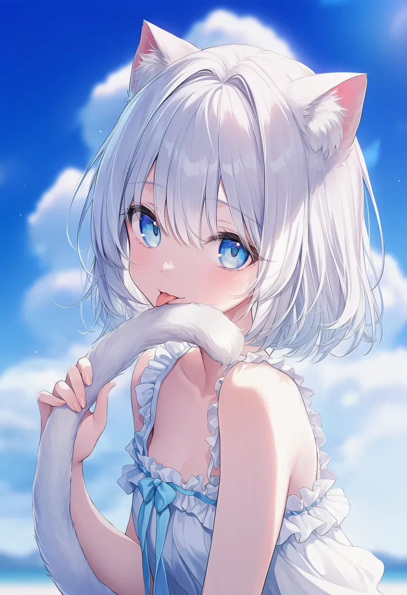 仕草のプロンプト｜AIイラスト作例