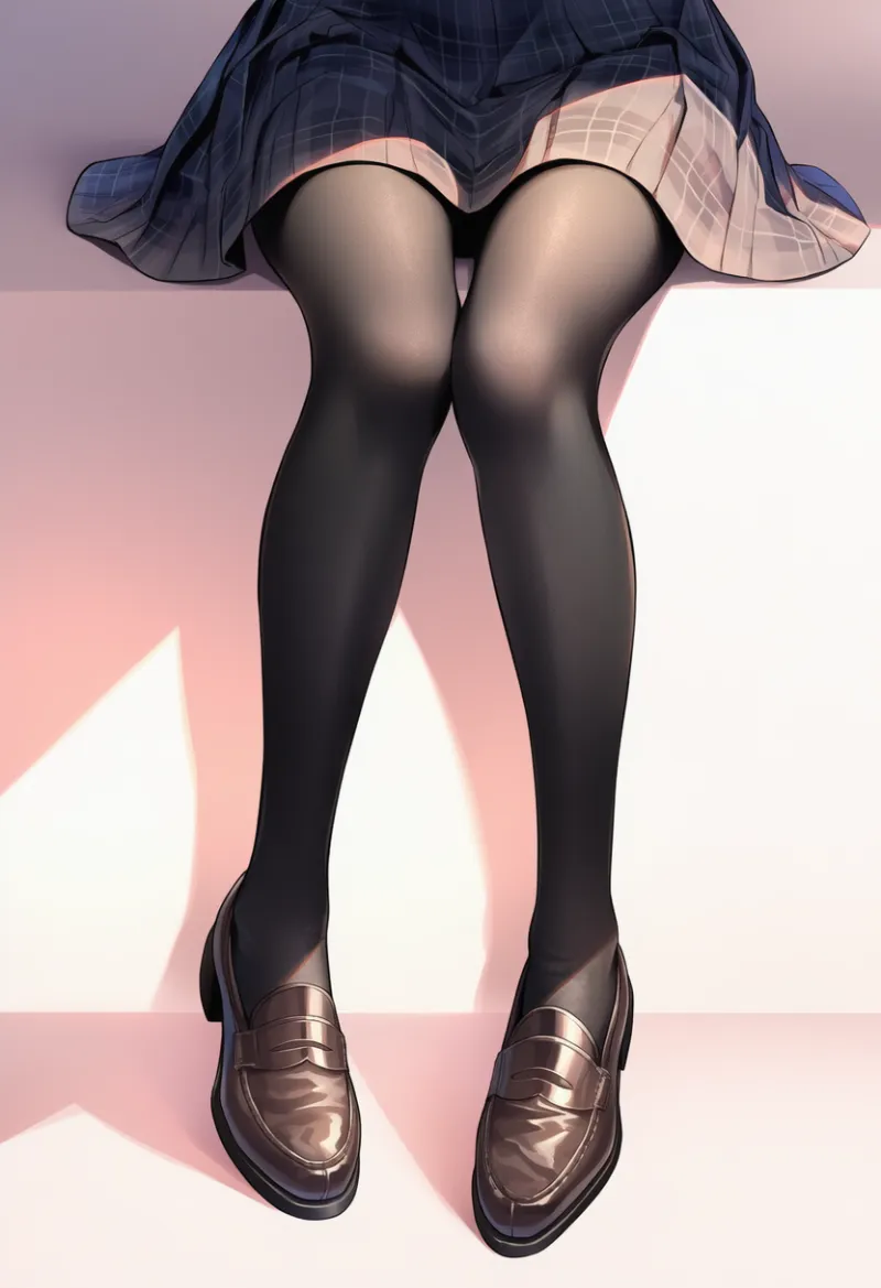 ローファー|春コーデ用のアイテムのAIイラストとプロンプト紹介