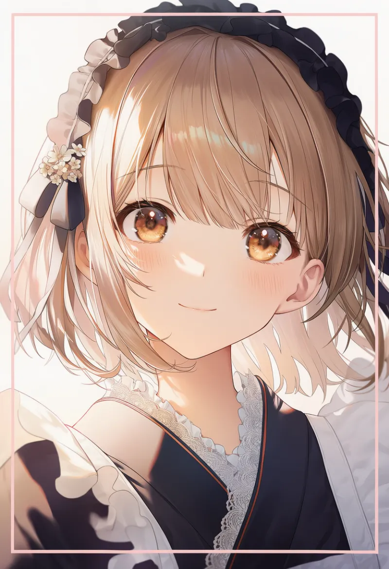 ロリータヘアバンド|和ロリータに合う服装プロンプト紹介