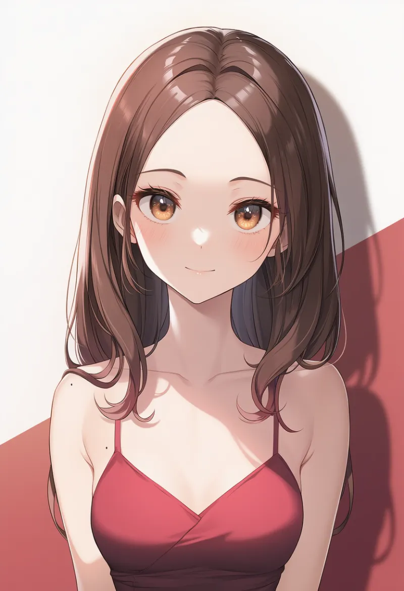 肩のほくろを再現したAIイラスト｜プロンプト紹介