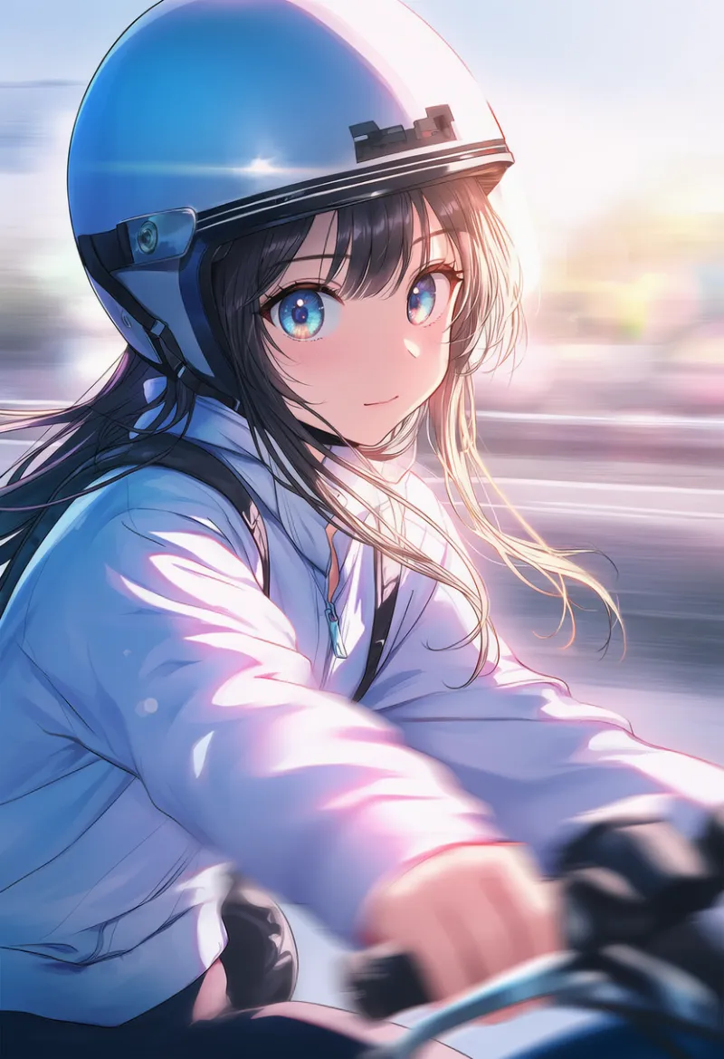 モーションブラーを再現したAIイラストとプロンプト紹介