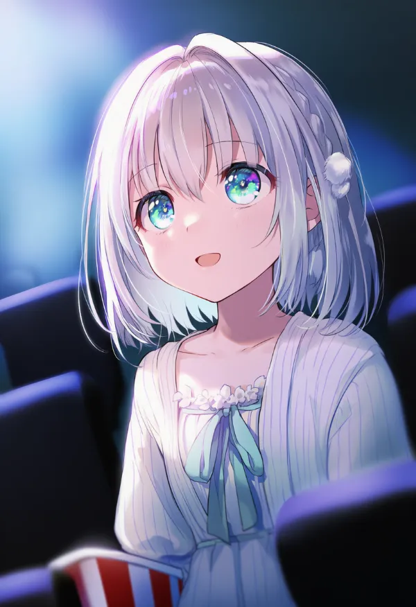 映画館のAIイラスト