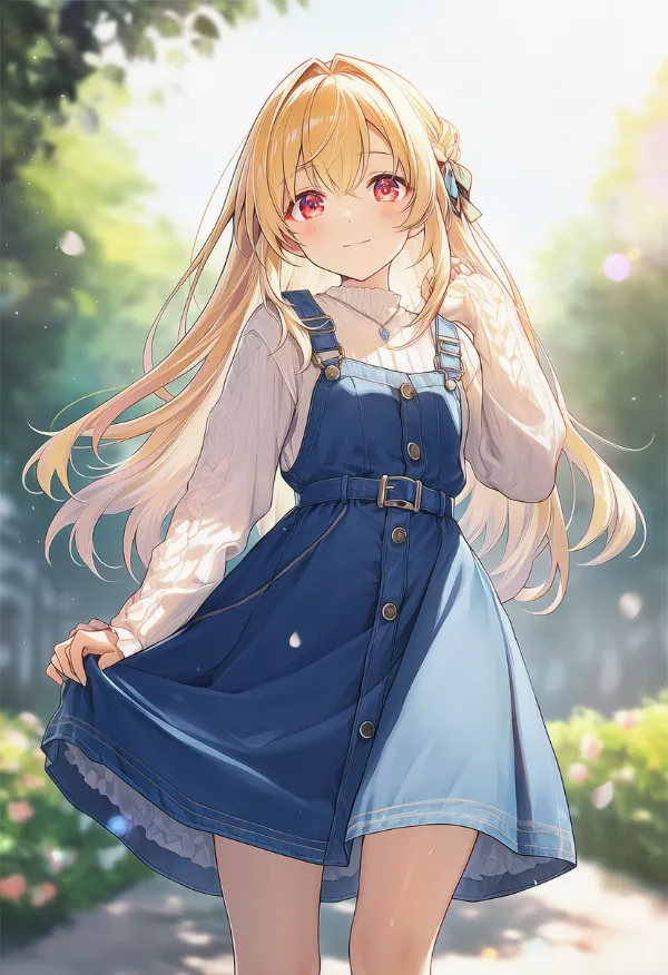 ジャンパースカートのプロンプト紹介|AIイラスト