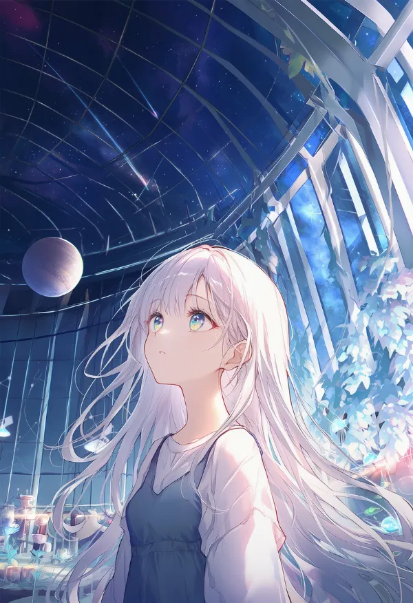 プラネタリウムのAIイラスト