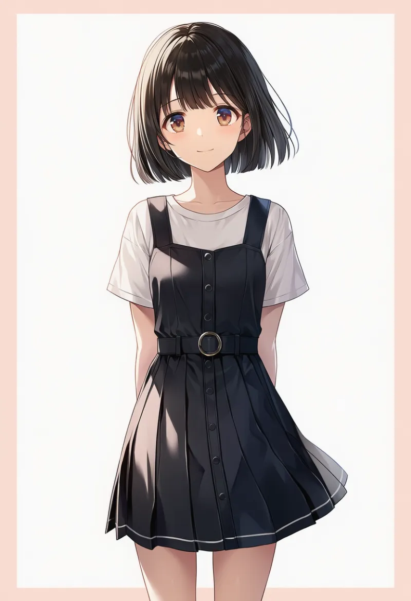 プリーツドレスのプロンプト:pleated dress|AIイラスト