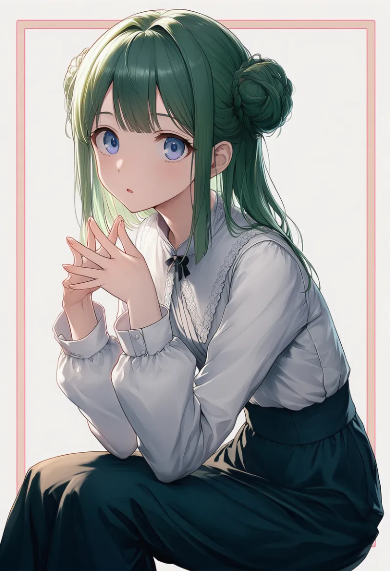 パフ袖口のカフスのプロンプト｜AIイラスト