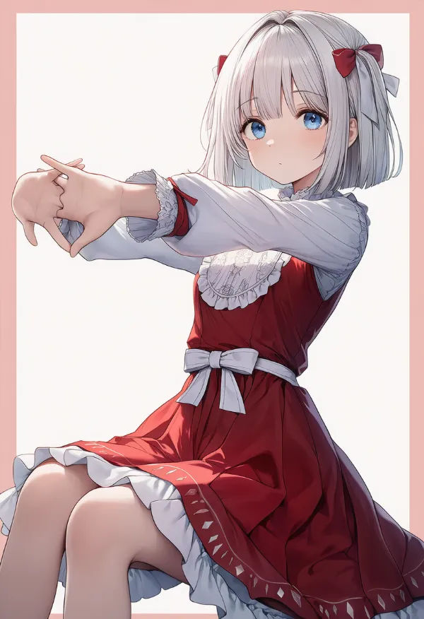 長袖の膨らんだ袖のプロンプト｜AIイラスト