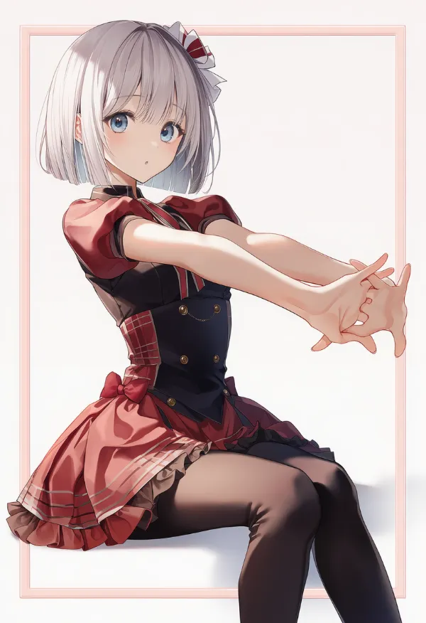 半袖の膨らんだ袖のプロンプト｜AIイラスト