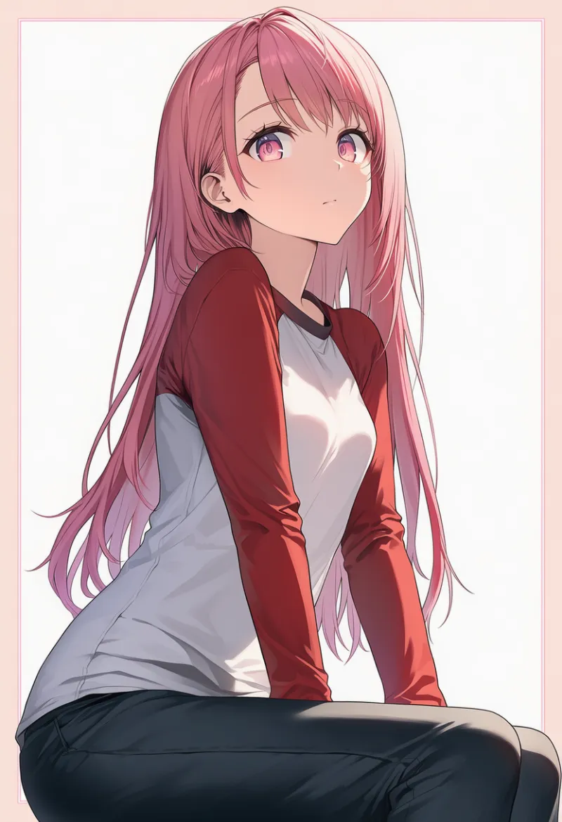 ラグラン袖のプロンプト｜AIイラスト