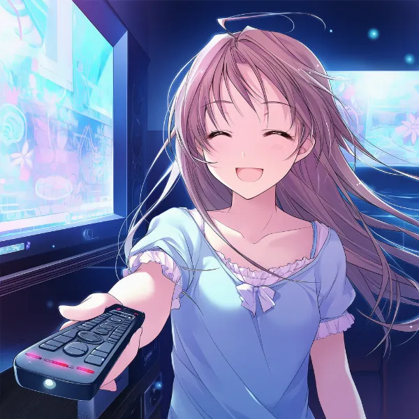 リモコンのAIイラスト(カラオケボックス)