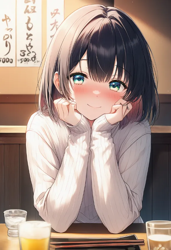 日本酒(居酒屋)のAIイラスト