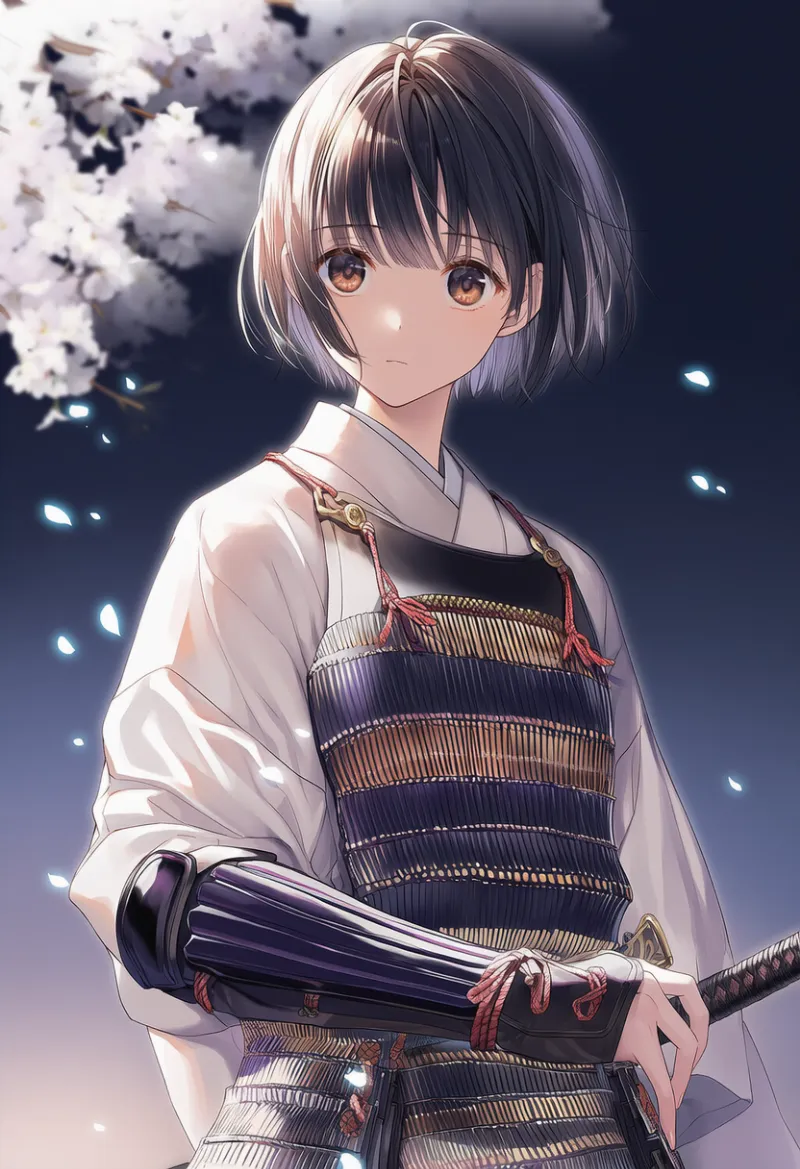 籠手(腕当て)(侍装備)のAIイラスト