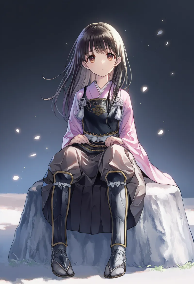 脛当て(侍装備)のAIイラスト