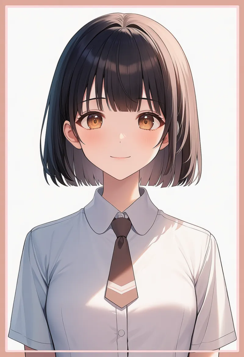 短いネクタイのプロンプト:short necktie|AIイラスト