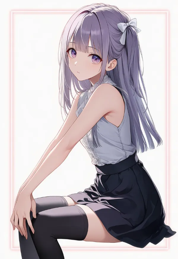 袖なしのプロンプト｜AIイラスト