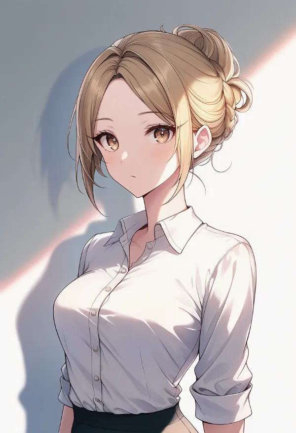 袖捲りのAIイラスト