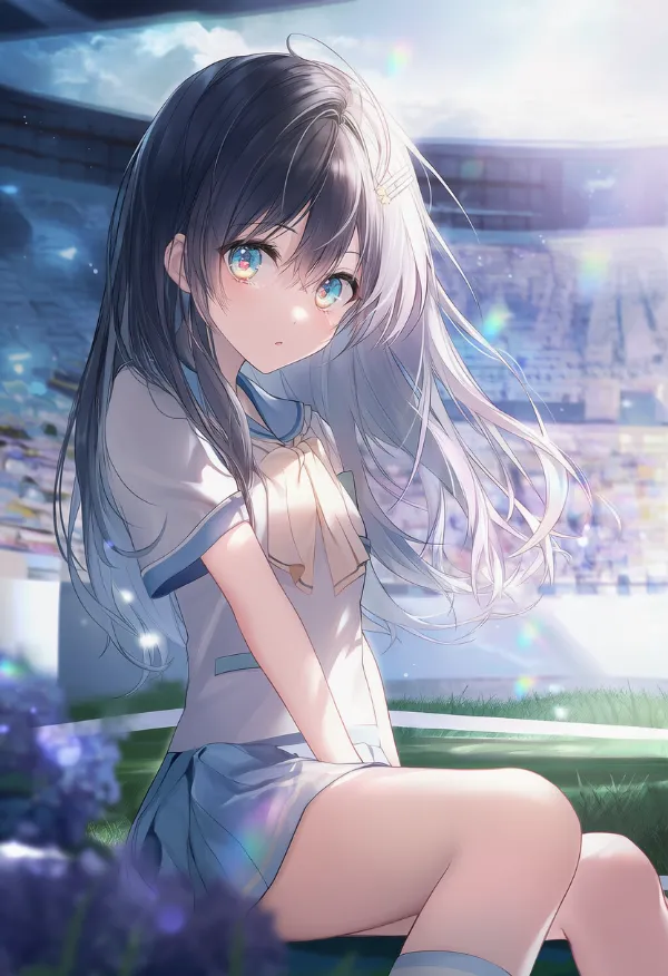 スタジアムのAIイラスト