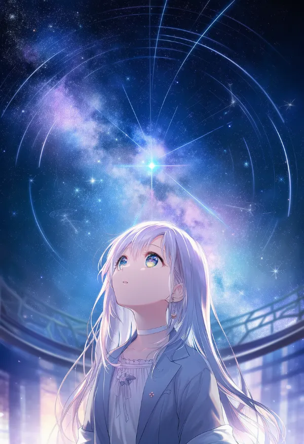 星の投影(プラネタリウム)のAIイラスト