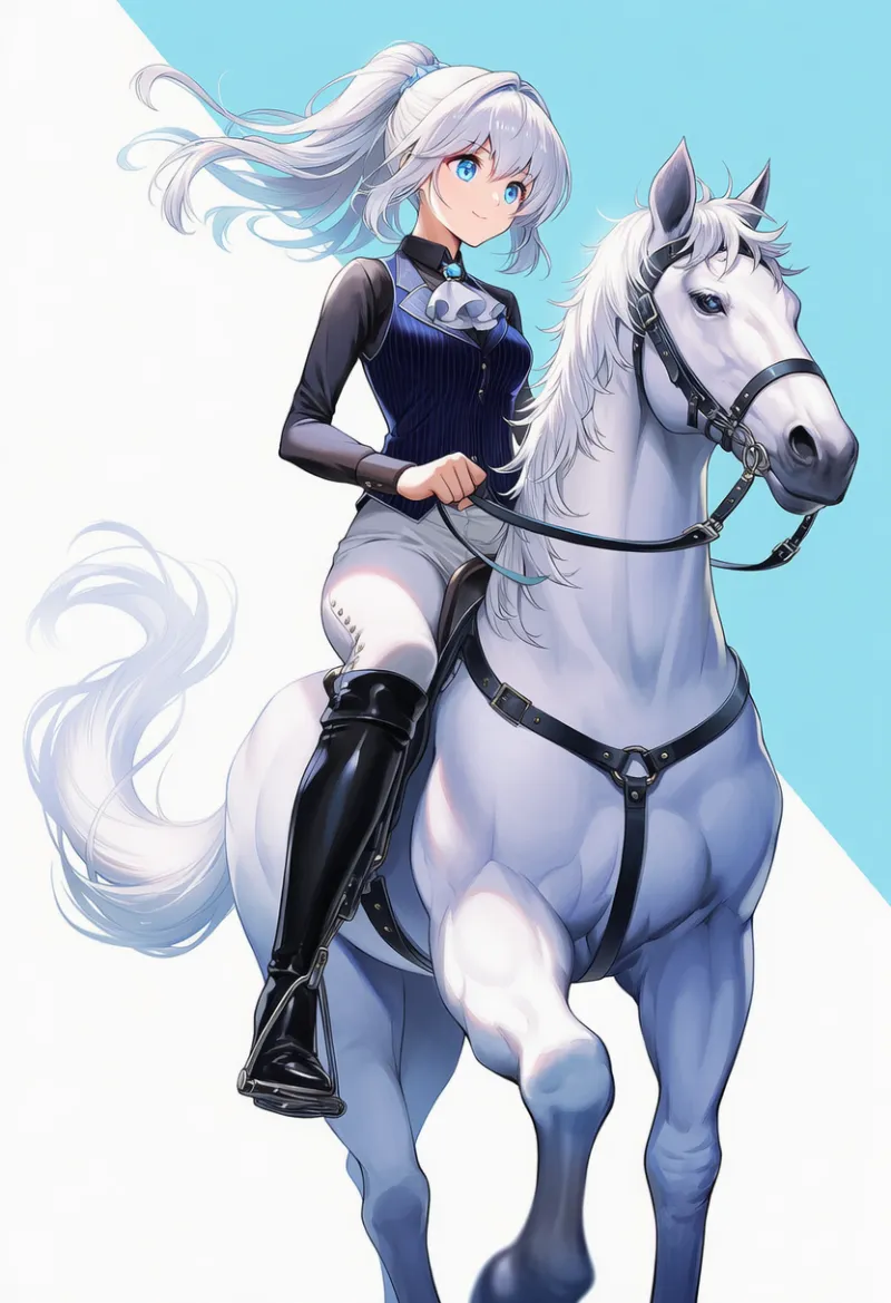 鐙のプロンプト紹介：乗馬に関するAIイラスト