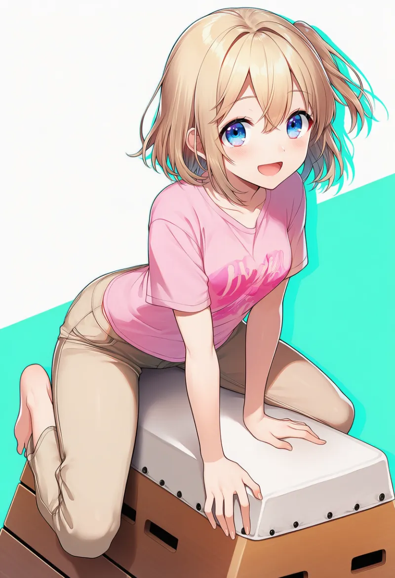 飛箱に跨るプロンプトとAIイラスト