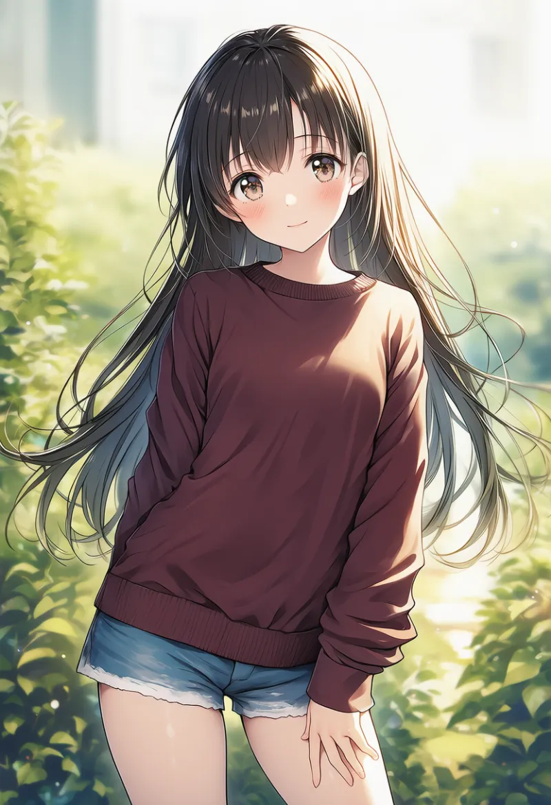 スウェットを再現したAIイラスト|プロンプト:sweatshirt